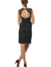 Allover Lace Cutout Back Short Bridesmaid Dress